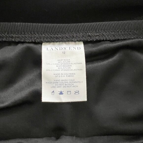 Land's End Tankini and Skirt - Dark Navy Blue - Picture 4 of 5